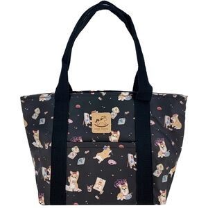 Waterproof Art Corgi Dumpling Tote Shoulder Bag Purse